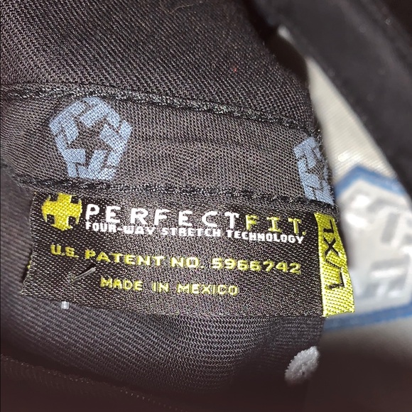 Tribal Black and Blue Graphic Snapback Hat - Picture 6 of 6